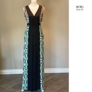 BCBG XS Snakeskin Maxi